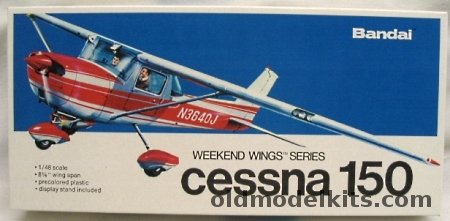 Bandai 1/48 Cessna 150 or 150L, 8515C plastic model kit